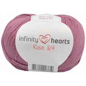 Infinity Hearts Rose 8/4 Garn Unicolor 78 Mørk Gammelrosa