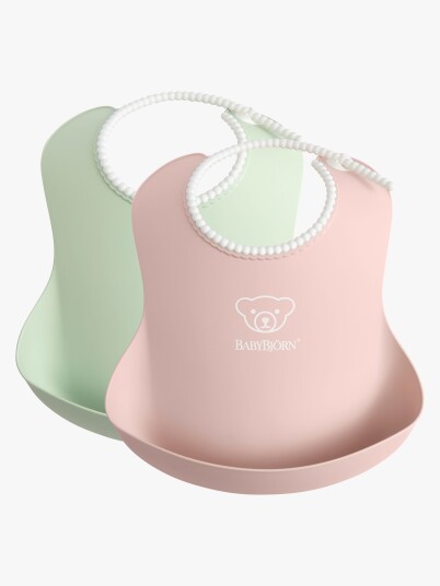 Babybjörn Smekke Soft 2pk Blek Grønn Rosa