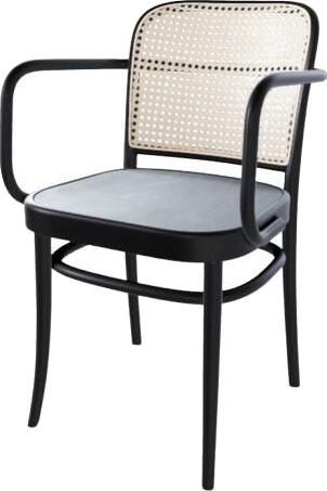 Ton No 811 Spisestol med Armlener Sort