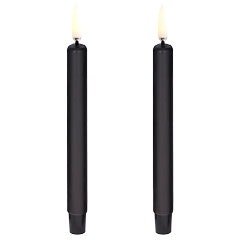 Uyuni LED Mini Kronelys Plain Black 1,3 x 13,8 cm