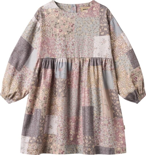 Wheat Kjole Herdis Patchwork Blomster Wheat 6 år (116) Kjole Beige Lilla Rosa Wheat Kjole Herdis Patchwork Blomster Wheat 6 år (116) Kjole Beige Lilla Rosa