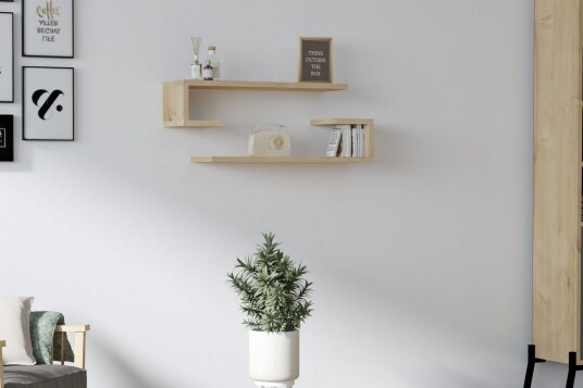 Andifli Vegghylle 60x15 cm Grønn