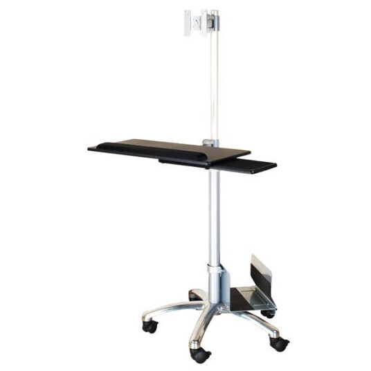 VALUE Mobile PC Cart. silver  Factory Sealed