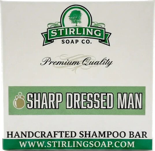Stirling Soap Co. sjampo i fast form Sharp Dressed Man 107g Stirling Soap Co. sjampo i fast form Sharp Dressed Man 107g