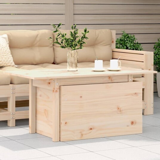 Hagebord 100x50x75 cm heltre furu 844908 Hagebord 100x50x75 cm heltre furu 844908