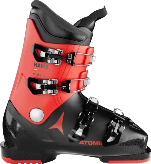 Atomic Hawx Kids 4, Skistøvler, Junior, Black/Red 25,5