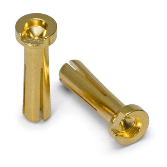 Amass 4.0mm Gullkontakter - 10x Hankontakter