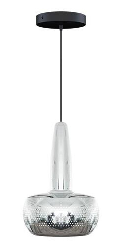 Umage Clava Taklampe med Rosett Polert stål/Sort