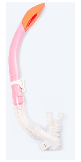 Watery Semi-Dry snorkel til barn - Triton - Rosa