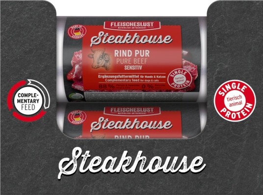Fleischeslust Våtfôr Steakhouse Sensitive Ren Okse 12 X 500 G Fleischeslust Våtfôr Steakhouse Sensitive Ren Okse 12 X 500 G