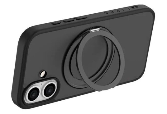 Lippa 360 Roterende MagSafe Mobildeksel til iPhone 16 - Svart