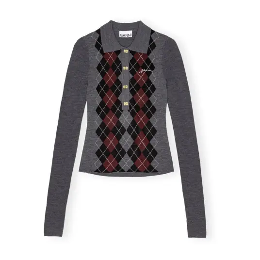 Ganni Dame Strikkevarer Flerfarget XS, Ganni Dame Strikkevarer Flerfarget XS,