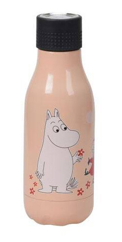 Les Artistes Drikkeflaske med Mummi og Lille My Ferskenfarge Termoflaske 280ml