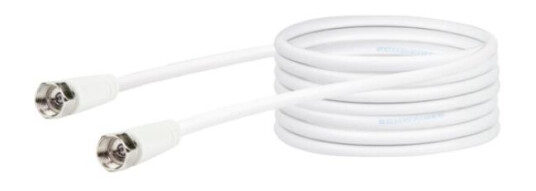 SCHWAIGER Sat Empfängerkabel 75 dB 5,0m Weiß SCHWAIGER Sat Empfängerkabel 75 dB 5,0m Weiß