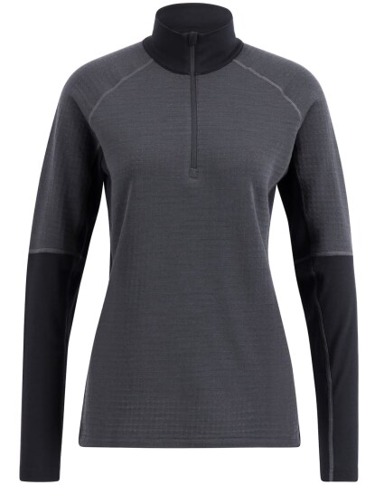 Lundhags Prime Merino Half Zip W Charcoal/black XS Lundhags Prime Merino Half Zip W Charcoal/black XS