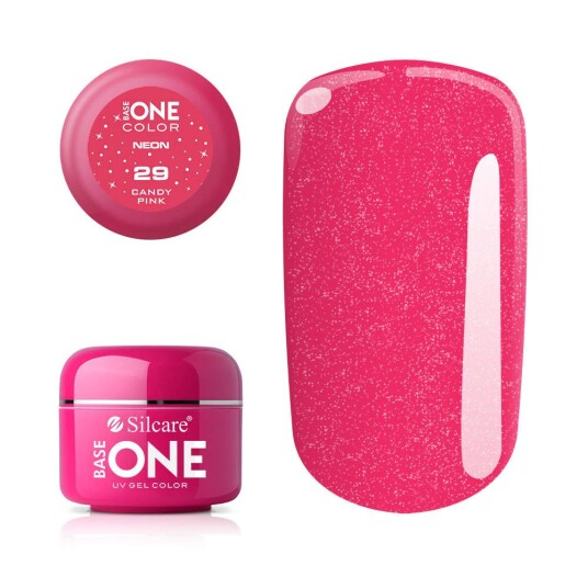 Base One Neon Candy pink 5g UV-gel Base One Neon Candy pink 5g UV-gel