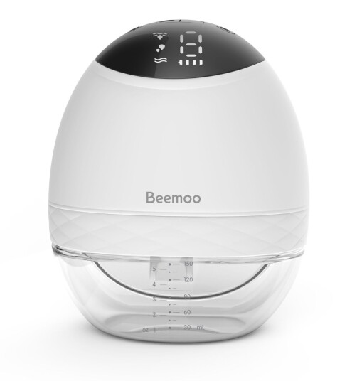 Beemoo CARE Wearable LED Elektrisk Brystpumpe Singel Beemoo CARE Wearable LED Elektrisk Brystpumpe Singel