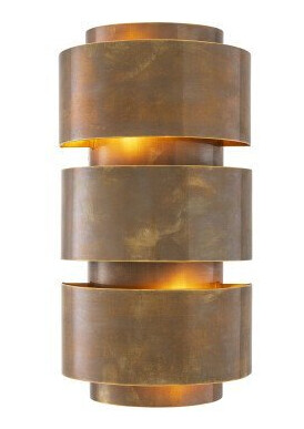 Manetti vegglampe vintage brass S Manetti vegglampe vintage brass S