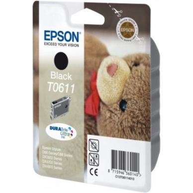 Epson Epson T0611 Blekkpatron svart T0611 Epson Epson T0611 Blekkpatron svart T0611