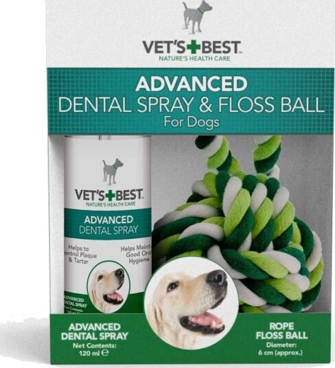 Vet'S Best Vet´S Best Dental Spray & Floss Ball Vet'S Best Vet´S Best Dental Spray & Floss Ball