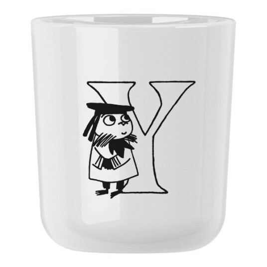 RigTig Moomin ABC krus Y 20 cl hvit RigTig Moomin ABC krus Y 20 cl hvit