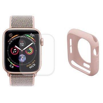 Hat Prince Apple Watch Series SE (2022)/SE/6/5/4 Full Beskyttelsessett 40mm Rosa