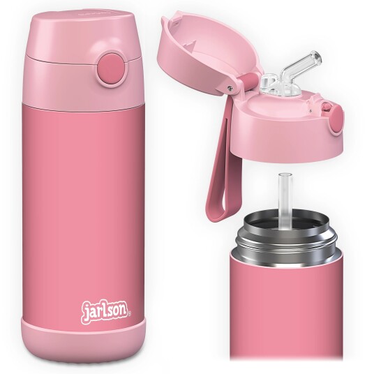 Jarlson Drikkeflaske Lys Rosa 350ml CHARLI Jarlson Drikkeflaske Lys Rosa 350ml CHARLI