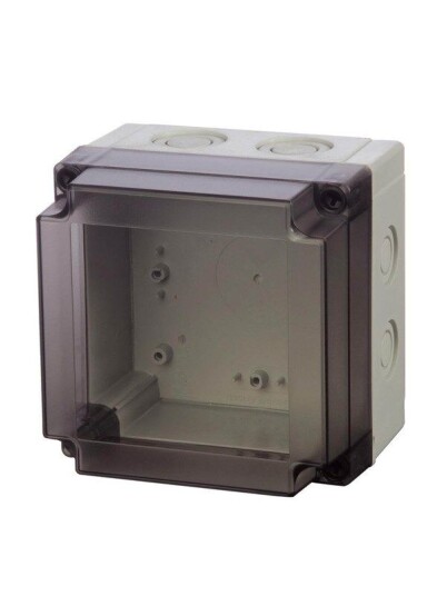 FIBOX Enclosure pc metric smoked transparent cover pcm 125/100 t FIBOX Enclosure pc metric smoked transparent cover pcm 125/100 t