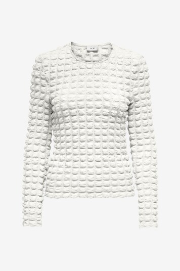 JDY - Topp jdyAlba L/S Top Jrs - Hvit