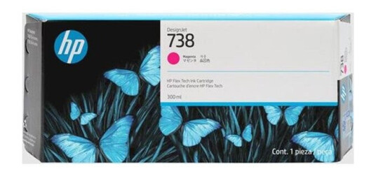 HP 738 / 676M7A - Magenta Ink - Blekkpatron Rød HP 738 / 676M7A - Magenta Ink - Blekkpatron Rød