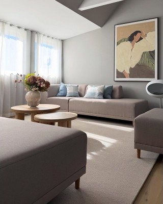 Kilands Dovre ivory 112 vegg til vegg teppe