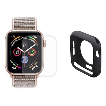 Hat Prince Apple Watch Series SE (2022)/SE/6/5/4 Full Beskyttelsessett 44mm Svart