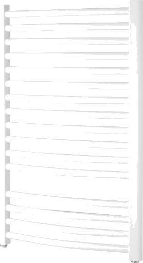 Stelrad Helena håndkletørker hvit RAL9016 buet L750 H764 mm Hvit høyglans