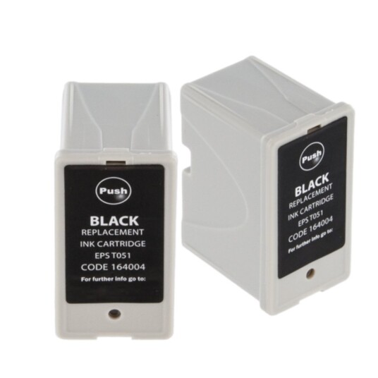 inkClub KED0081-2 Blekkpatron sort, 2pk