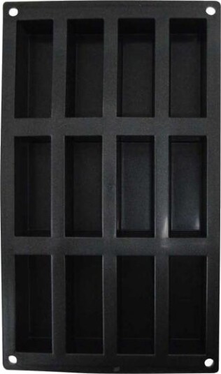 Patisse Mini Kjeksboks 29 X 17 Cm Sort Silikon 12 Rom