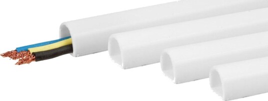 Nordic Quality Kabelkanal 7.0 mm Hvit 1 m 4 pk