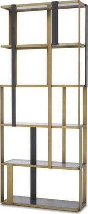 Clio Cabinet Brushed Brass