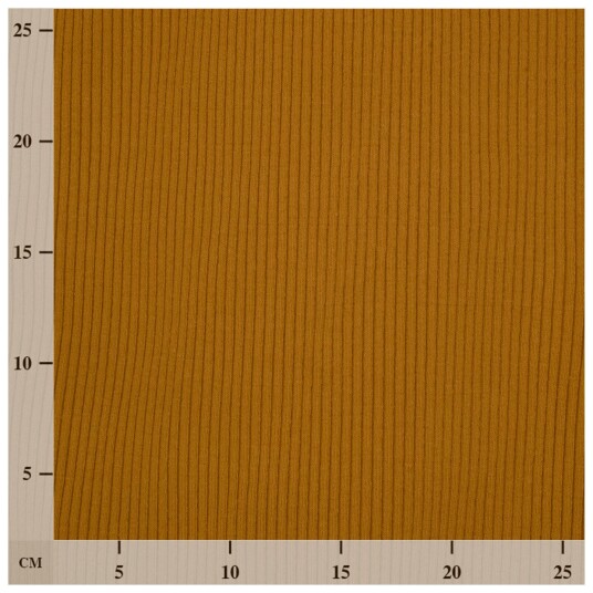 Ribb Jersey 3mm, oker