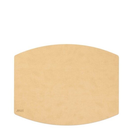 MiLLE W NORDISK DESIGN Ellips bordbrikke 45x35 cm beige