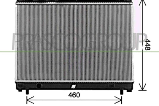 PRASCO OP305R004 Radiator motorkjøling