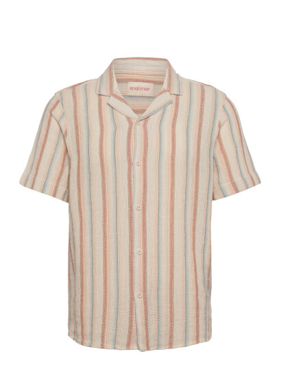 Revolution Short Sleeved Cuban Shirt Multi/patterned XXL