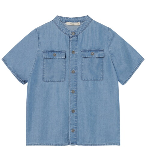 Fliink Skjorte   Denim   Balou   Dream Blue   Fliink   116   Skjorte K/E   Blå