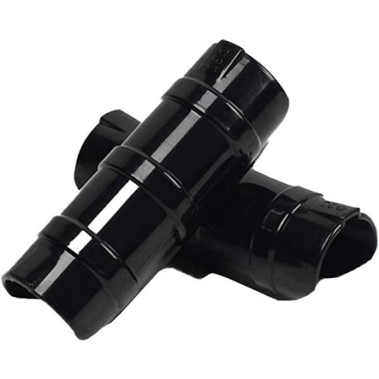 Pakke med 20 drivhusklemmer 20mm svart tykke ABS vindtette karabinkroker