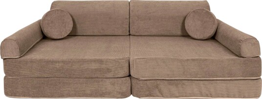 Meowbaby Play Slimcord Byggbar Sofa Brun Meowbaby Play Slimcord Byggbar Sofa Brun