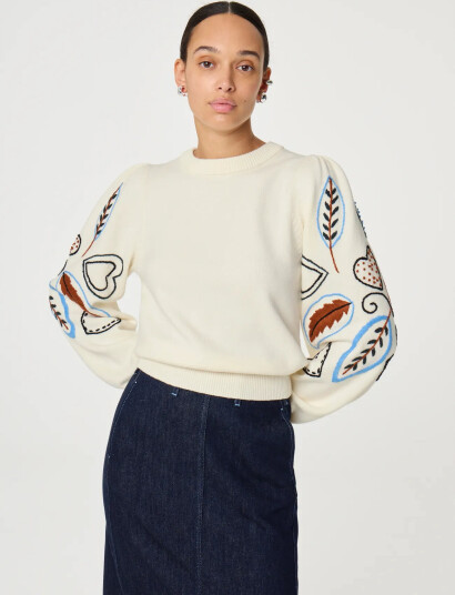 Fabienne Chapot Vesper Pullover - Cream - XL