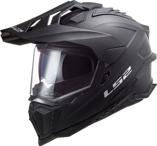 LS2 MX701 Explorer HPFC Solid Motocross hjelm S Svart