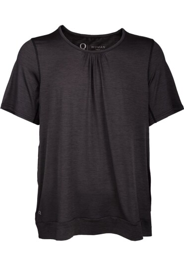 Q Sportswear Bree W Melange S/s Tee Black Q4/52 Q Sportswear Bree W Melange S/s Tee Black Q4/52