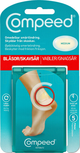 Compeed Blisterplaster Medium 5 Plaster Compeed Blisterplaster Medium 5 Plaster
