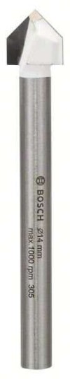 Bosch 14x90 mm Flisebor for Keramikk med Rundt Feste