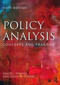 Policy Analysis Av David Weimer, Aidan Vining